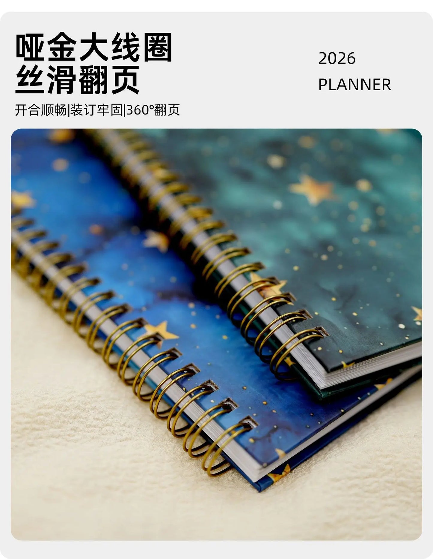 Plan de la semaine du bracelet A5 2026, calendrier, bobine, planificateur, journal intime, personnalisation du carnet