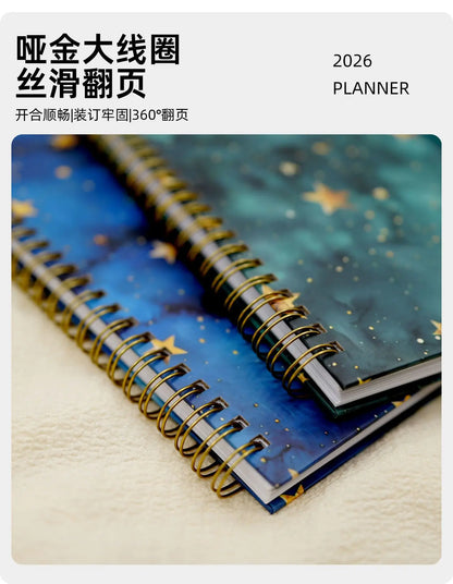 Plan de la semaine du bracelet A5 2026, calendrier, bobine, planificateur, journal intime, personnalisation du carnet