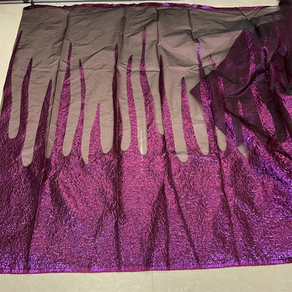 2025High qualité africain nigérian Tulle dentelle tissu Organza broderie Guipure brocart Jacquard robes de mariée robes de soirée 5Yard