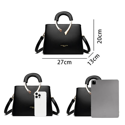 Sacs à main de luxe femmes sacs concepteur 3 couches en cuir souple épaule Sac à bandoulière dames grande capacité Shopping messager fourre-tout