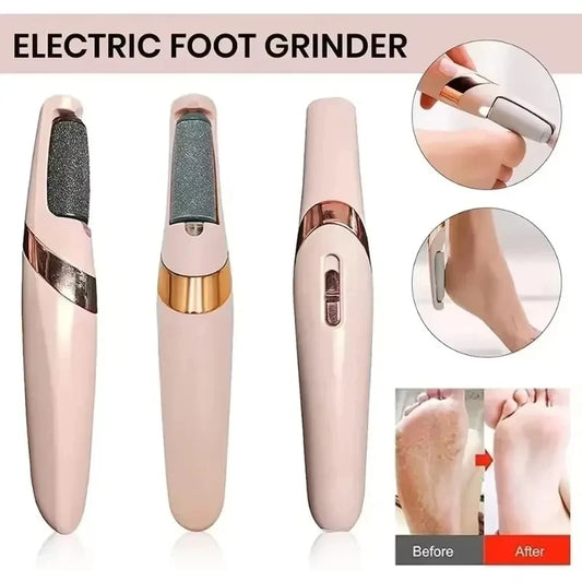 Nouveau dans USB électrique peau morte pédicure automatique pied broyeur rouleau Rechargeable pieds pédicure outil avec têtes de rouleau amovibles