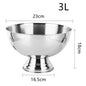 304 acier inoxydable tête de cerf oreille bol à Champagne seau à bière fût Double paroi de qualité alimentaire vin rouge bière refroidisseur seau à glace Bar