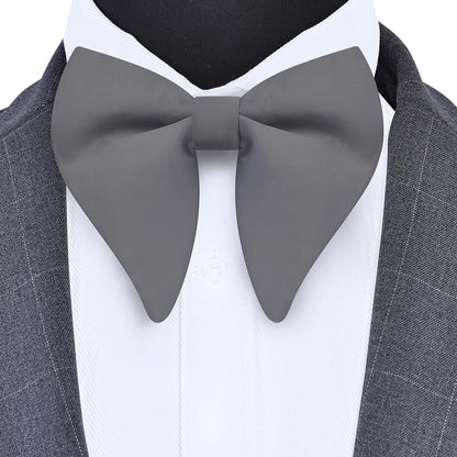 GUSLESON mode rose Champagne bleu solide noeud papillon pour hommes classique grand noeud papillon pour fête de mariage nœud papillon adulte hommes cravate