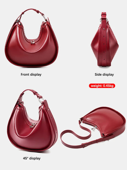 Zency Premium en cuir véritable femmes Sac à main de luxe Hobo Sac grande capacité mode épaule Bolsa pour femme amant fille cadeau Sac