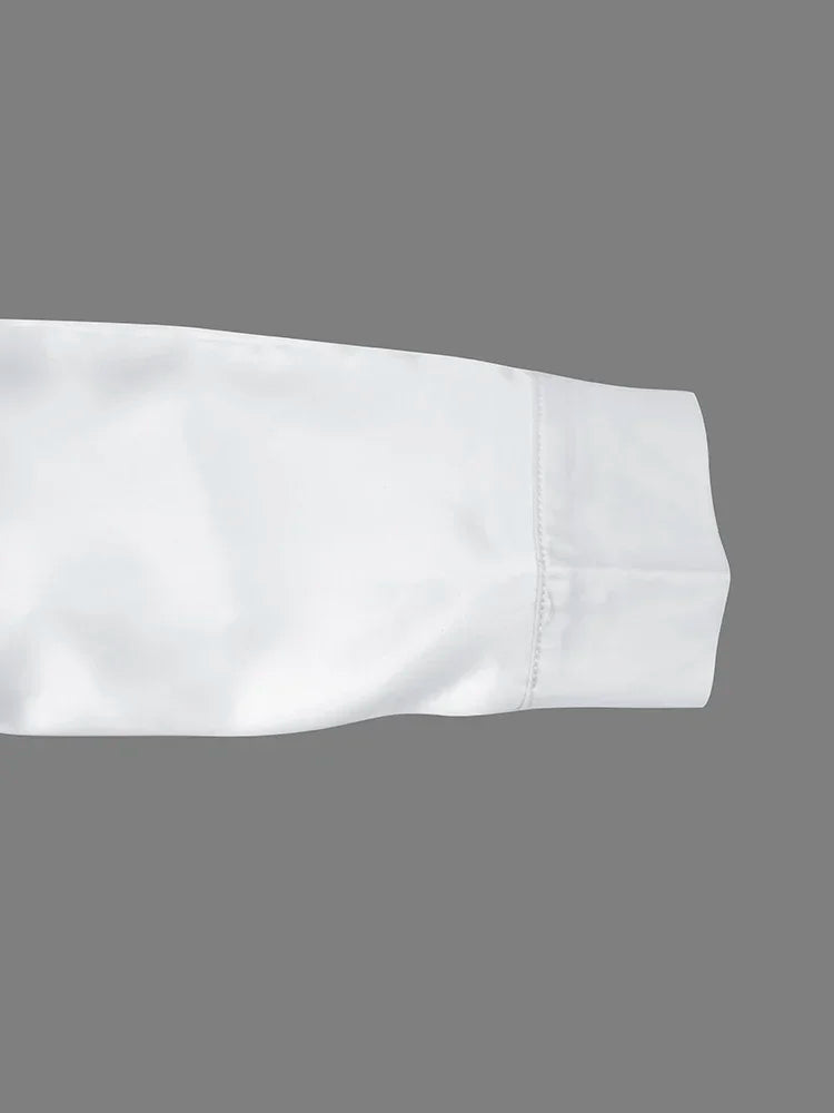 Robe mi-longue à manches longues pour femmes avec boutons, jupe chemise en PU, poche patchwork, ceinture maigre, revers, femme, automne, nouveau, 2025