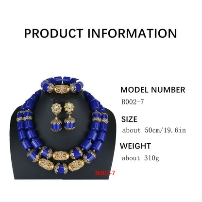 Ensemble de bijoux de mariée en corail artificiel, ensemble de colliers de perles africaines et nigérianes