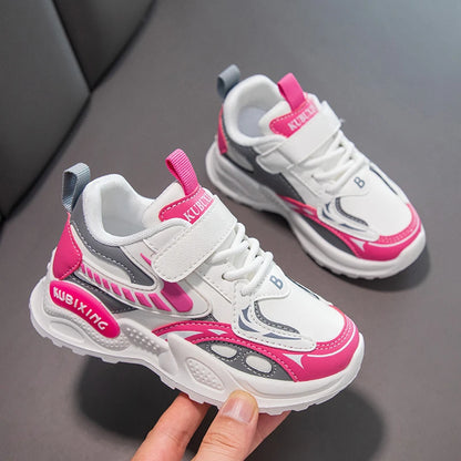 Chaussures à plateforme en cuir pour filles, baskets de luxe pour enfants, chaussures mignonnes pour enfants, rencontres scolaires, mode, nouveau, 2024