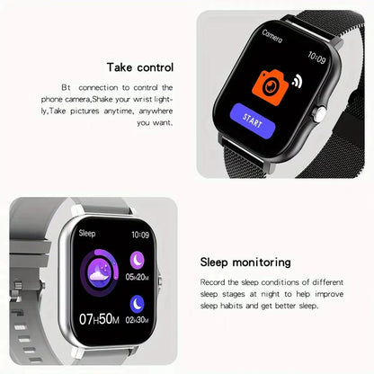 2025 nouvelle montre intelligente Bluetooth appel Message rappel homme femme cadeau plein écran tactile sport Fitness montre intelligente