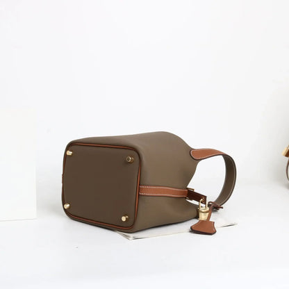 Sac à main en cuir de vache souple, panier de couche de sauna XVI, sac de détermination durable, fabriqué en Chine, nouvelle mode, 2024, E27