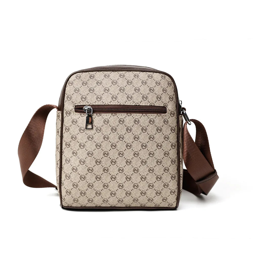 Design de luxe hommes sacs à bandoulière mode Plaid lettre imprimé sac à bandoulière hommes carré sac à bandoulière mâle fronde sac de messager