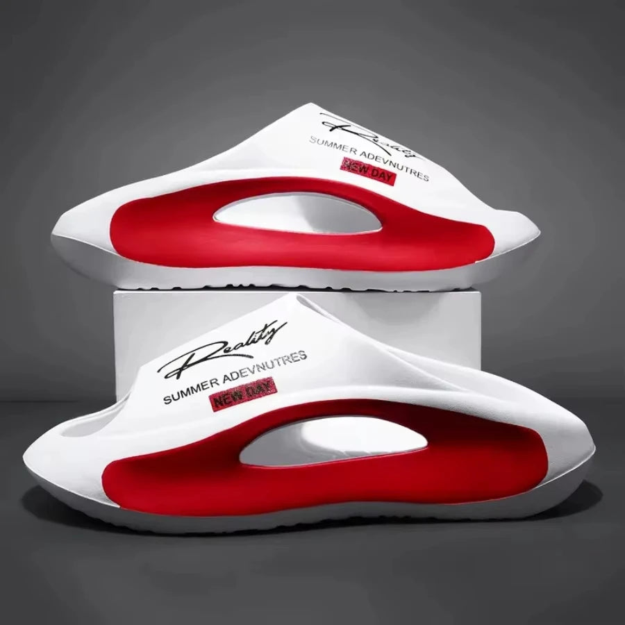 Pantoufles pour hommes et femmes, pantoufles de couple antidérapantes à la mode EVA 2 couleurs 36-45