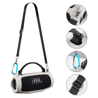 Étui de transport en Silicone pour haut-parleur Bluetooth Portable, housse de protection souple avec bandoulière pour haut-parleur JBL Charge 6