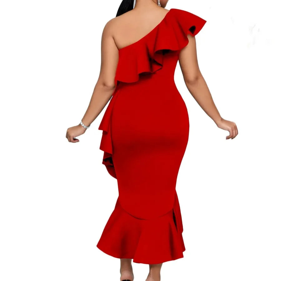 Robe de soirée africaine en Polyester pour femmes, tenue d'été élégante, manches courtes, longue, Maxi, vêtements africains, 2025