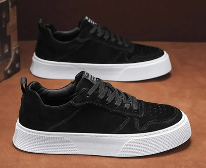 Mocassins en cuir pour hommes, chaussures décontractées, confortables, Skatebaord, plates, polyvalentes, nouvelle collection printemps 2025