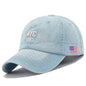 Mode NYC 1985 broderie Denim Snapback casquettes de Baseball réglable en plein air décontracté adulte lavage sport Golf soleil chapeaux