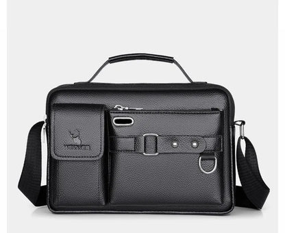 Sac à bandoulière en cuir PU pour hommes, sacs de poitrine imperméables, sacs de voyage, sacoches à la mode, offre spéciale