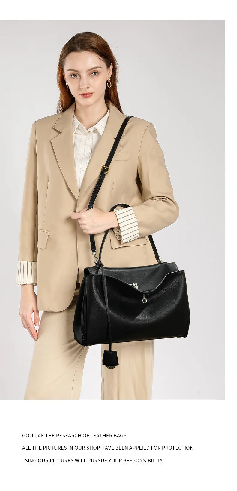 2025 Rodeo cuir grande capacité sac fourre-tout de banlieue sac à main à bandoulière unique sac à bandoulière sous les bras pour les déplacements élégants