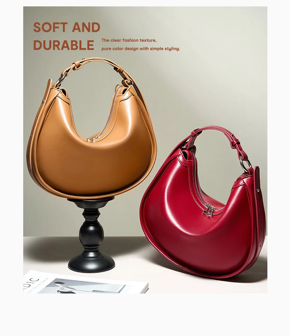 Zency Premium en cuir véritable femmes Sac à main de luxe Hobo Sac grande capacité mode épaule Bolsa pour femme amant fille cadeau Sac