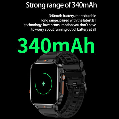 2024 nouveau 1.95 extérieur militaire homme montre intelligente hommes Bluetooth appel Smartwatch hommes pour Android IOS IP68 étanche Ftiness montres