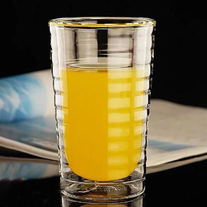 Nespresso tasse à café résistant à la chaleur Double paroi thé verre tasse bière café à la main créatif boisson froide verres transparents