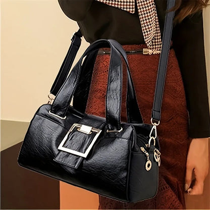 Sacs à main en cuir multicouches pour femmes, sac à poignée supérieure, sacs à main de qualité, designer de luxe féminin, grande capacité, Boston Ladies Sac A Main