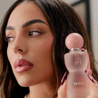 Ensemble cadeau de parfum Laverne Sense 100 ml Sense Eau de Parfum & crème pour le corps & sac fourre-tout parfum floral en poudre de musc