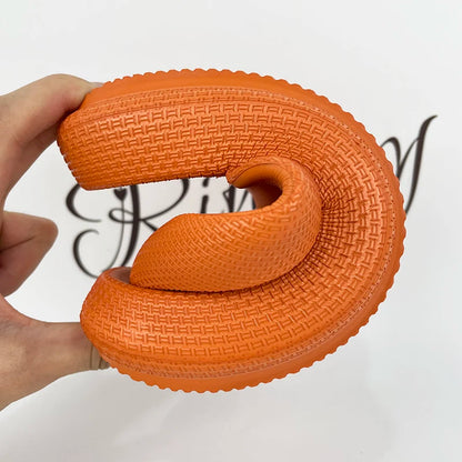 Tongs à plateforme EVA pour femmes, pantoufles d'été à Clip, semelle souple, pantoufles de nuage, fond épais, sandales de plage antidérapantes, 2023