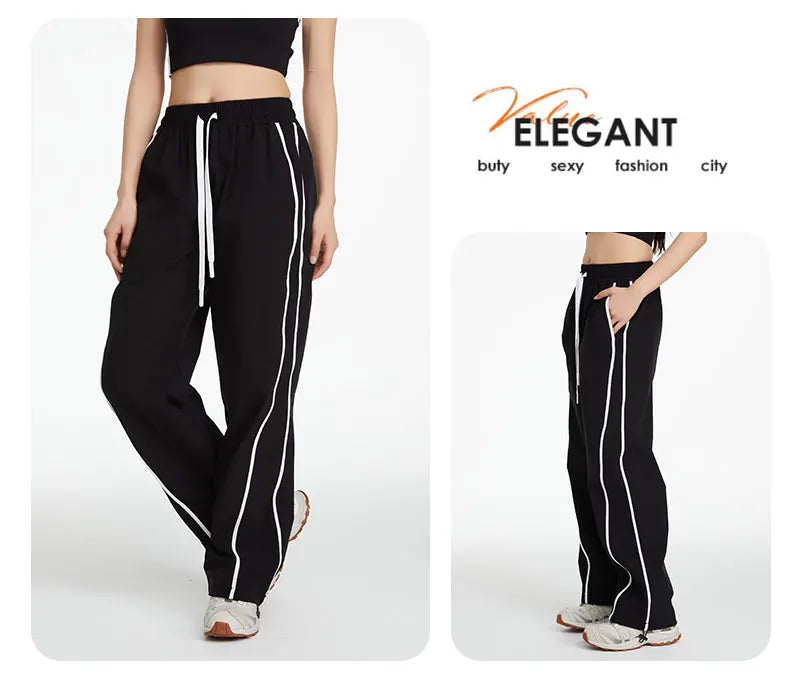 Pantalon de sport pour femmes en été Cool coupe-vent en plein air alpinisme ample décontracté pantalon à jambes larges pantalon de Protection solaire