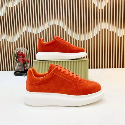 Baskets décontractées en cuir fabriquées à la main pour hommes, baskets à plateforme, mocassins plats originaux unisexes, chaussures pour hommes