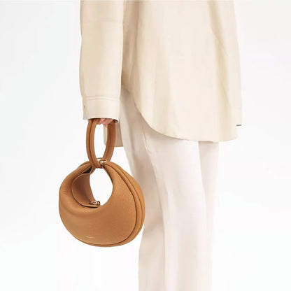 Sac à main en forme de croissant de luxe pour femme, nouvelle série Pine Moon, Hobo, sac à bandoulière polyvalent en cuir, sac à main à la mode, sacs sous les bras