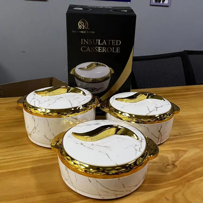 Ensemble de chauffe-plats à isolation thermique, boîte à lunch, événement du Ramadan, mariage, fête de famille, pot chaud, 1.5 L, 2/2 L, 3 pièces