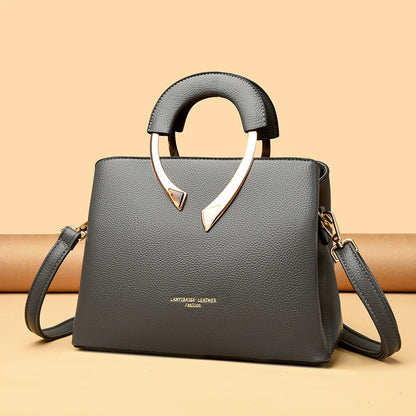 Sacs à main de luxe femmes sacs concepteur 3 couches en cuir souple épaule Sac à bandoulière dames grande capacité Shopping messager fourre-tout