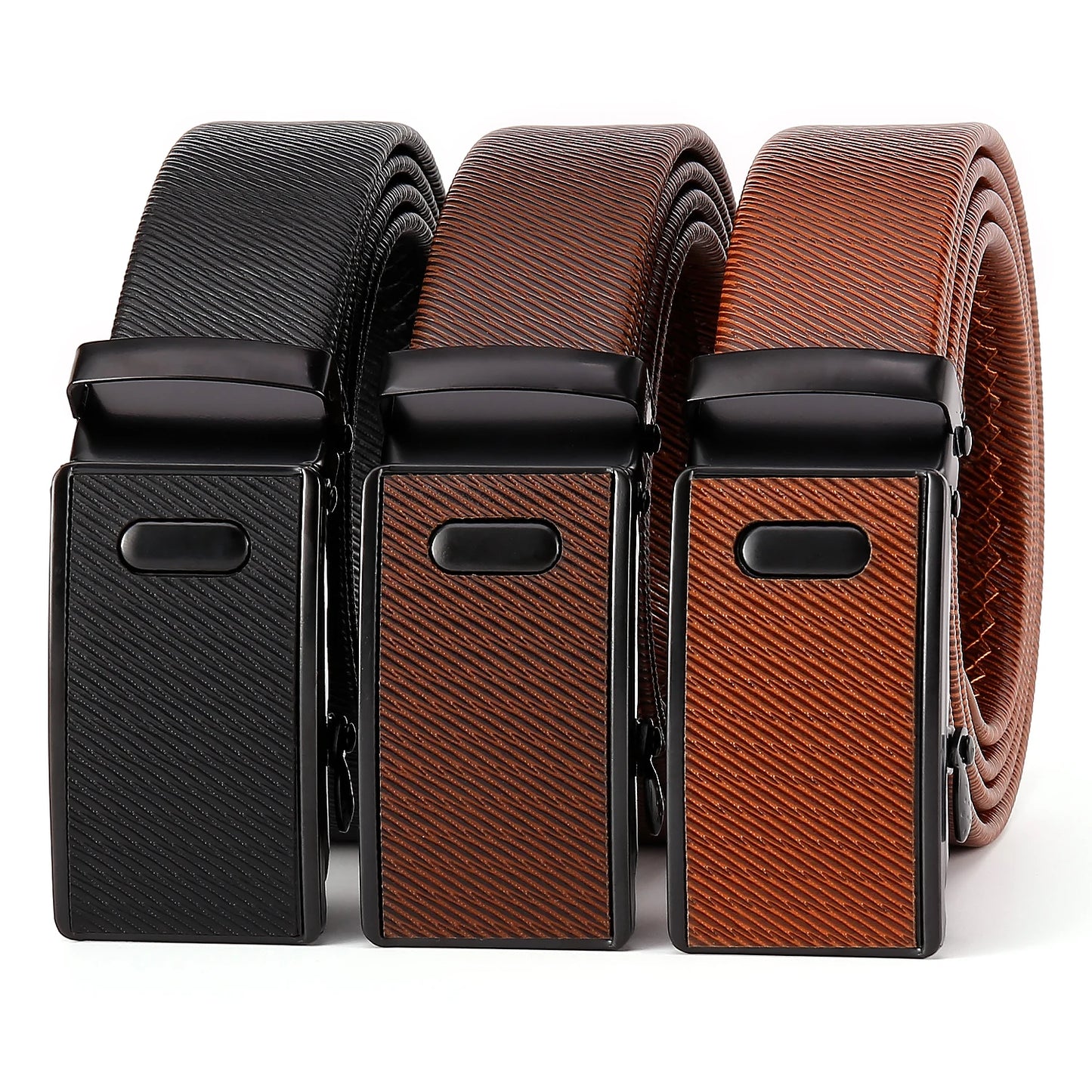Ceinture tendance pour hommes, durable pour le travail, les affaires et le quotidien Boucle automatique, un super cadeau. Design S