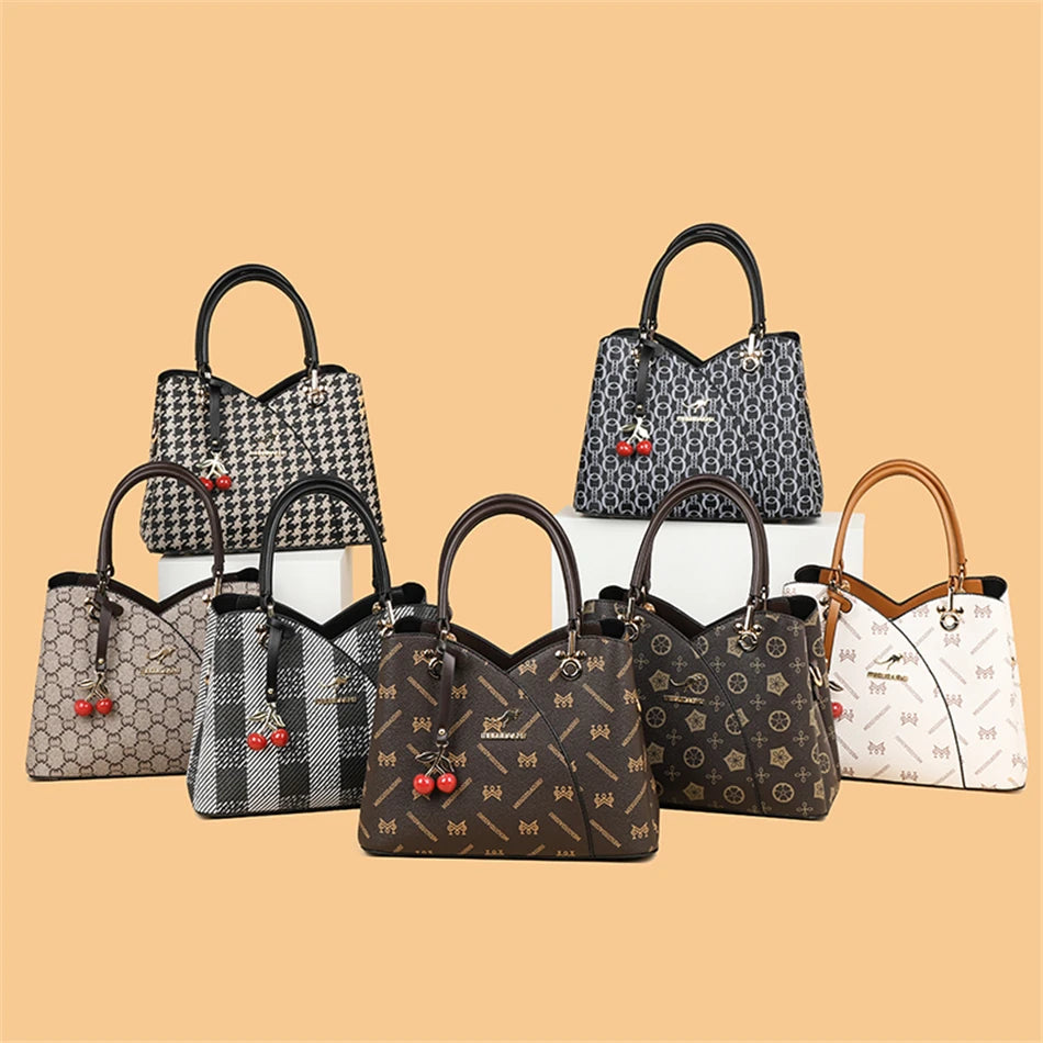 Sacs à main de luxe en cuir pour femmes, sacoches de styliste de grande capacité, à bandoulière, nouvelle collection 2024