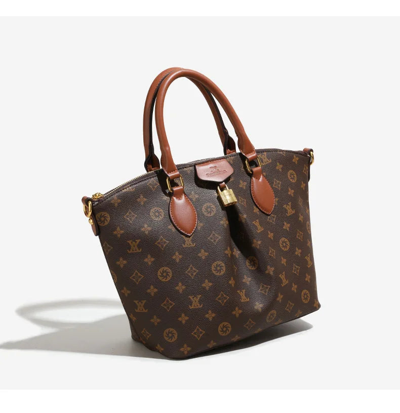 Sac de banlieue de grande capacité pour femmes, nouvelle mode rétro, Texture haut de gamme, fourre-tout à bandoulière polyvalent, 2025