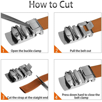 Plyesxale-Ceinture habillée en cuir véritable pour homme, cuir de vachette, automatique, strucformel, environnemental, rouge, noir, marron clair, B272