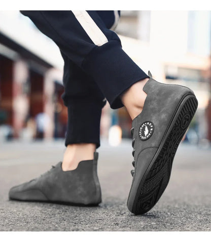 MAEDEF mocassins pour hommes léger conduite décontracté fond mince chaussures plates semelle souple confortable antidérapant à lacets chaussures de marche hommes