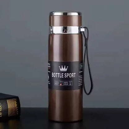Bouteille d'eau thermique garder la bouteille d'eau froide et chaude Thermos pour café thé flacons sous vide bouteille Thermos en acier inoxydable cadeaux
