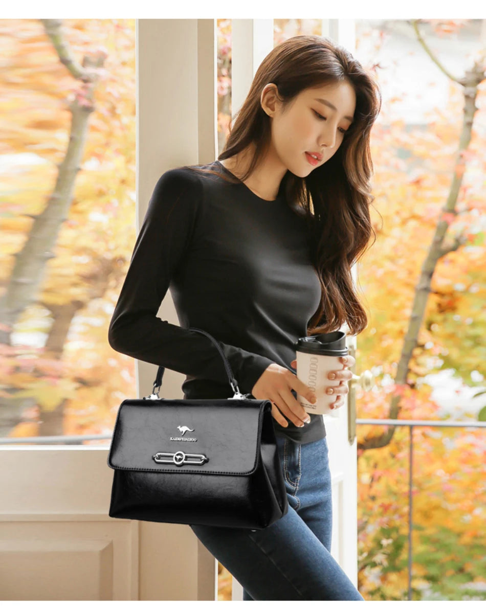 Sac à main rétro tendance pour femmes, portefeuille en cuir souple de haute qualité, petit sac carré, sacs à bandoulière de luxe célèbres