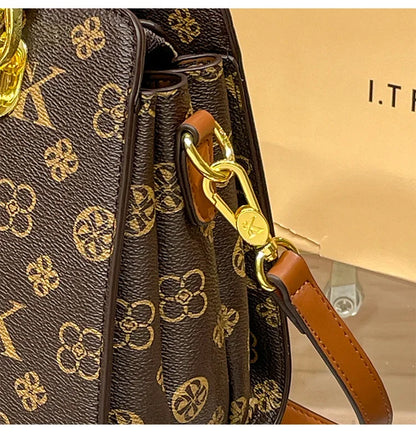 Sac à main de marque de luxe pour femmes, sac à main pour maman, Texture de haute qualité, rétro, épaule simple diagonale, grande capacité, nouvelle collection 2025