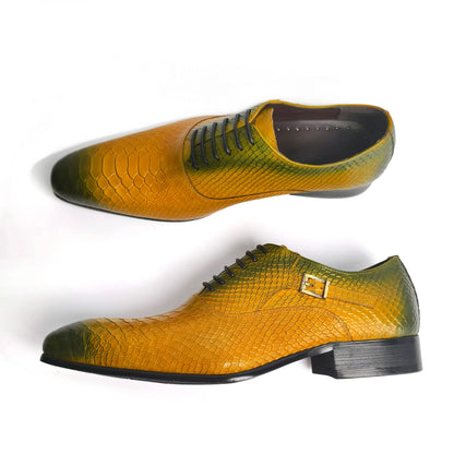 Chaussures en cuir confortables pour hommes, impression de salle classique, décoration de structure en métal, bureau d'affaires, nouveau