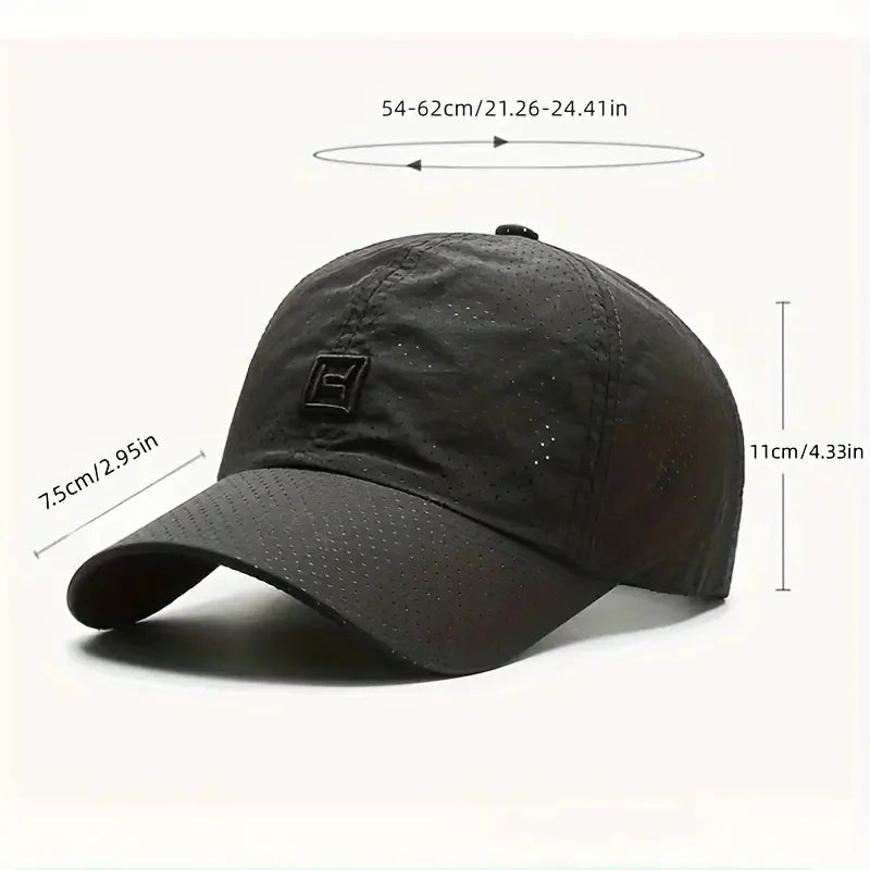 Casquette de Baseball unisexe, pare-soleil respirant à séchage rapide avec motif tendance pour la pêche en plein air