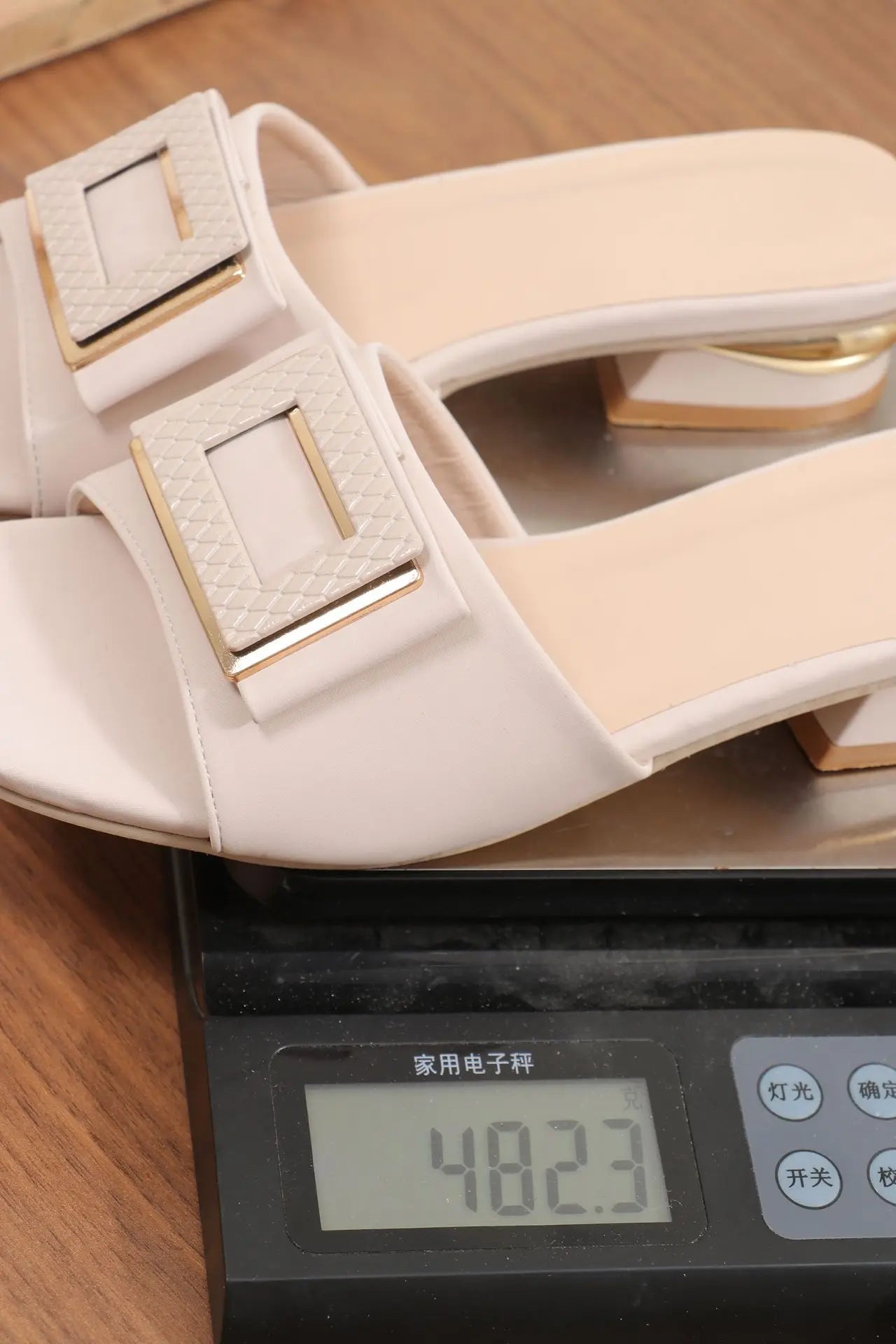 Pantoufles d'Été à Talons Hauts pour Femme, Chaussures Élégantes à Enfiler, Confortables, pour ixde Mariage