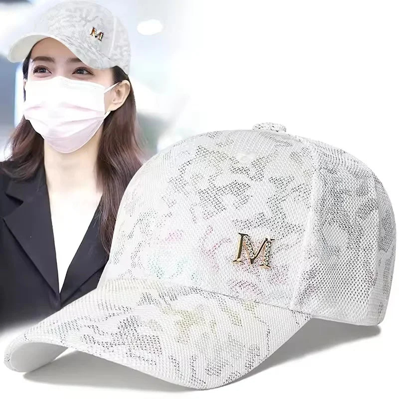 Nouveau chapeau de soleil pour femmes dames casquette de Baseball femme pour fille été respirant Snapback marque de mode de luxe sport camionneur chapeau