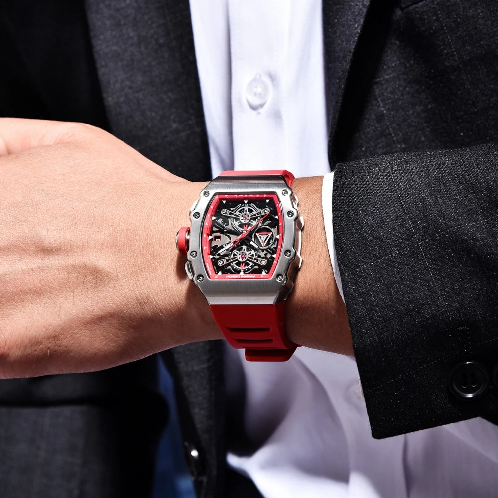 PAGANI DESIGN 2023 nouveau 40MM baril creux mode décontracté hommes montres à Quartz saphir verre montres à Quartz chronographe horloge