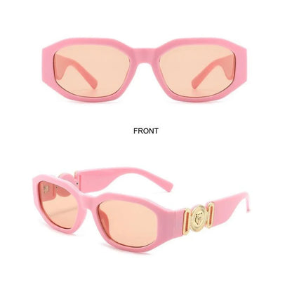 Femmes D'été Lunettes De Soleil Rectangle Lunettes De Soleil Mode Irrégulière Unique Designer Lunettes