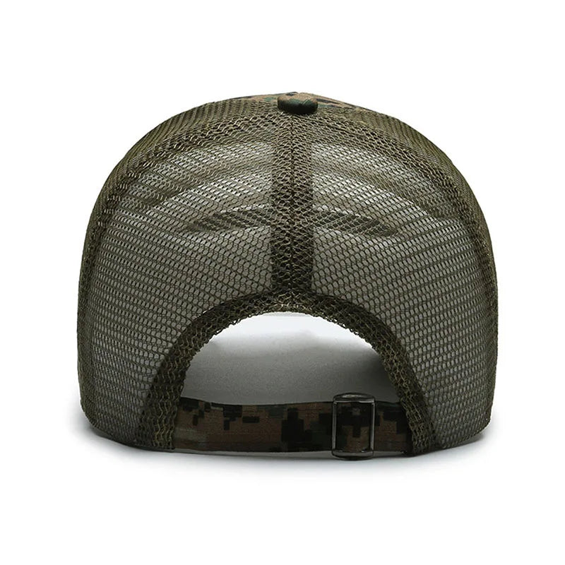Casquette de Baseball Camouflage drapeau américain pour hommes, tactique respirante en plein air, chapeau à visière d'alpinisme réglable et élégant