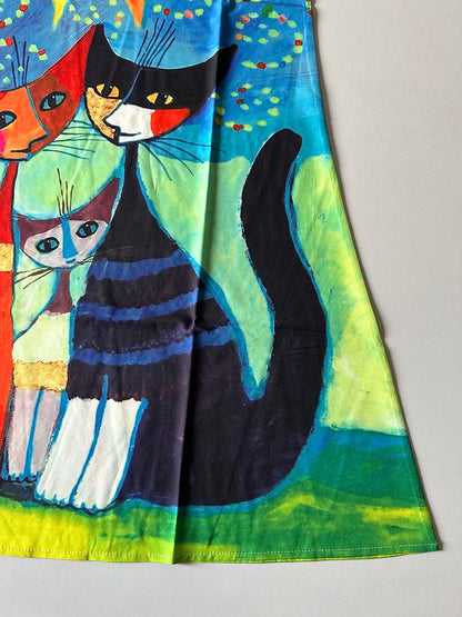 Robe transfrontalière européenne et américaine pour femmes, col en V, fibre sexy, imprimé, grand ourlet, commerce extérieur, nouveau, 2024