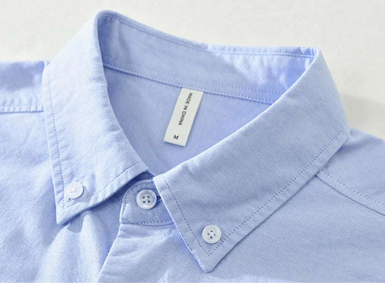 Chemise Patchwork blanche pour hommes, en coton, ample, à manches longues, à la mode, nouvelle collection printemps 2024