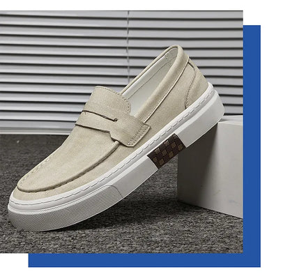 Mocassins d'été pour hommes, chaussures décontractées vertes faites à la main, chaussures de marche pour hommes, chaussures de conduite polyvalentes à semelle épaisse